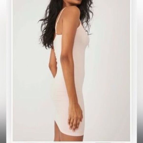 Seamless Mini Slip Dress In Crushed XS/ S - Picture 3 of 5